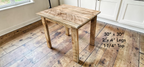 Rustic Tavern Restaurant Tables