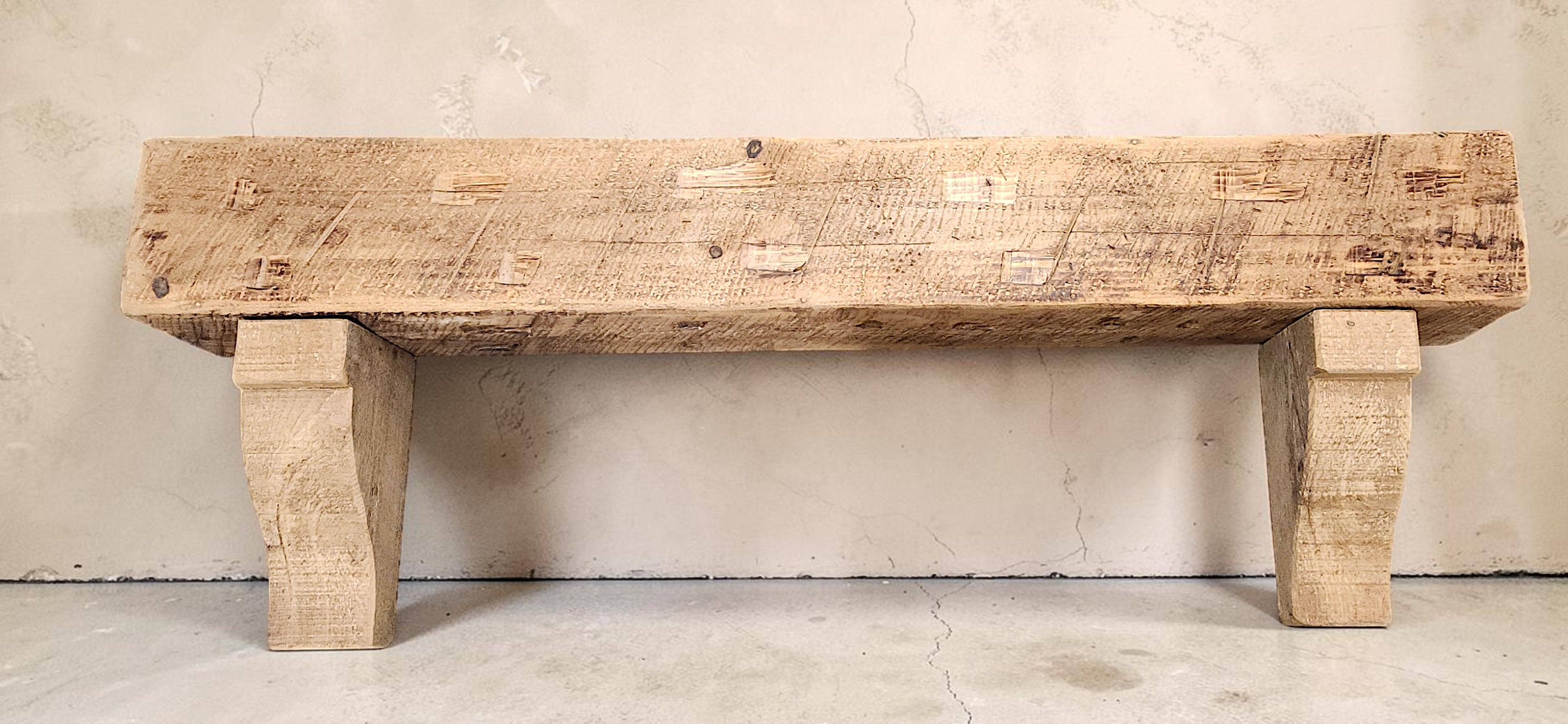Rustic wood hand hewn barn beam mantel custom made with a reclaimed aged distressed antique look