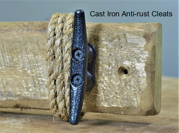 Nautical Boat Cleat Coat Rack Towel Holder